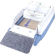 picture of a self cleaning cat litter box, littermaid.