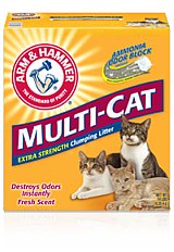 picture of arm and hammer cat litter for cat odor