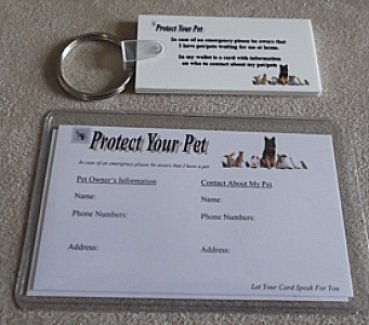 Protect  Your Pet Card